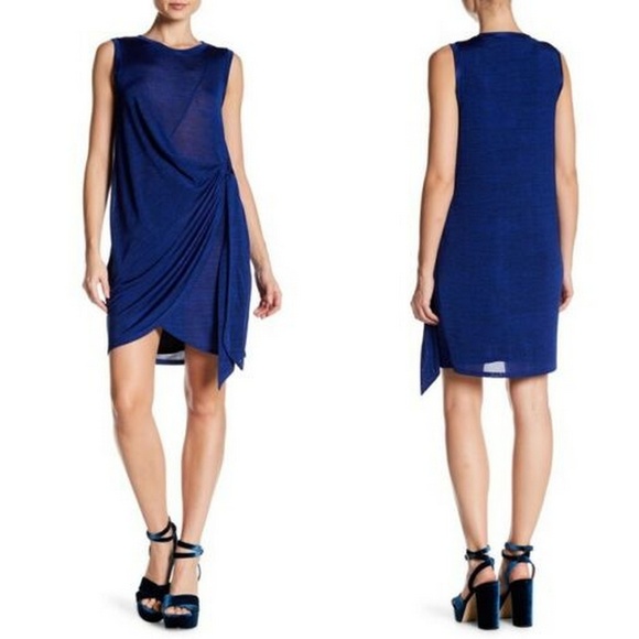 RACHEL Rachel Roy Sleeveless Draped Wrap Dress M - Picture 1 of 8